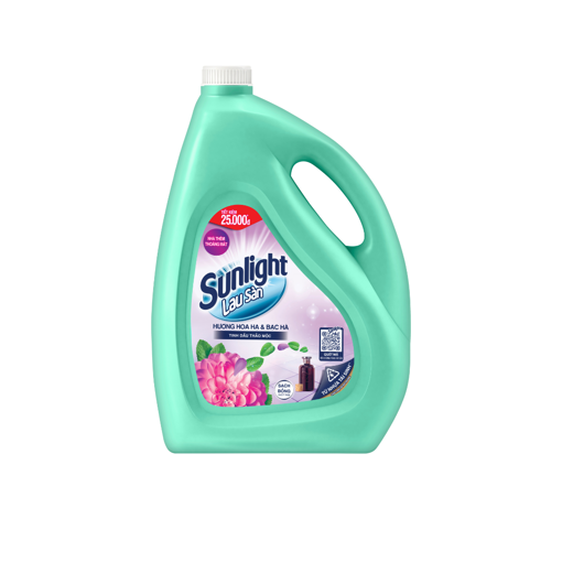 Ảnh của Nước lau sàn Sunlight Tinh dầu Thảo mộc Hoa hạ & Bạc hà 3.6kg