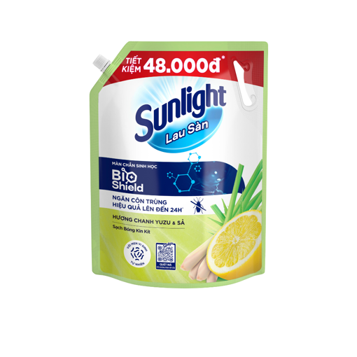 Picture of Nước lau sàn Sunlight Tinh dầu Thảo mộc Sả Chanh túi 3.4kg