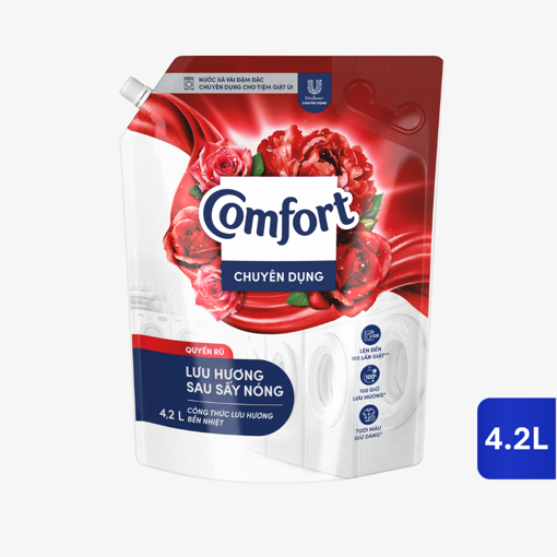 Ảnh của Nước Xả Comfort Chuyên Dụng Hương Nước Hoa Quyến Rũ túi 4.2L