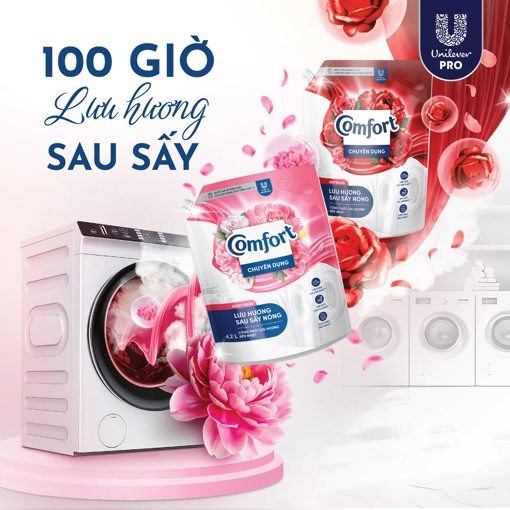 Ảnh của Nước Xả Comfort Chuyên Dụng Hương Nước Hoa Quyến Rũ túi 4.2L
