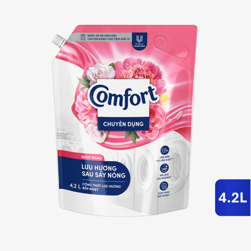 Ảnh của Nước Xả Comfort Chuyên Dụng Hương Nước Hoa Ngọt Ngào túi 4.2L