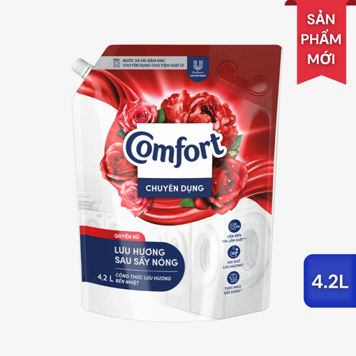 Ảnh của Nước Xả Comfort Chuyên Dụng Hương Nước Hoa Quyến Rũ túi 4.2L