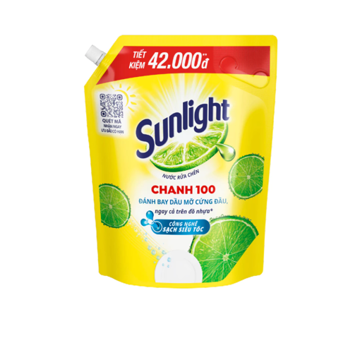 Ảnh của Nước rửa chén Sunlight Chanh túi 3.1kg