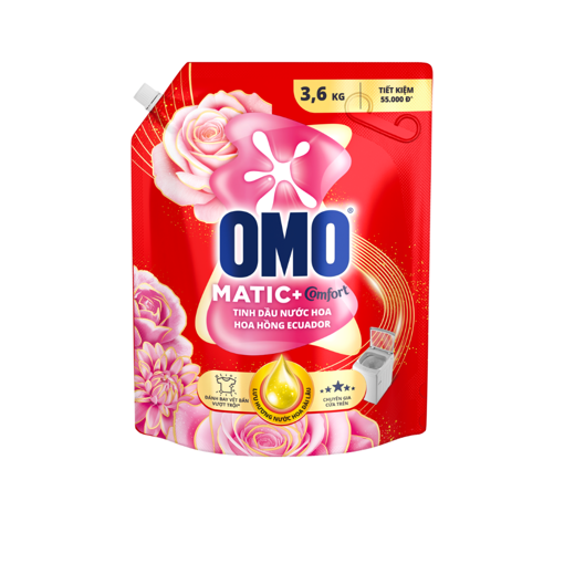 Picture of Nước giặt OMO Cửa trên Hoa Hồng Ecuador 3.6kg