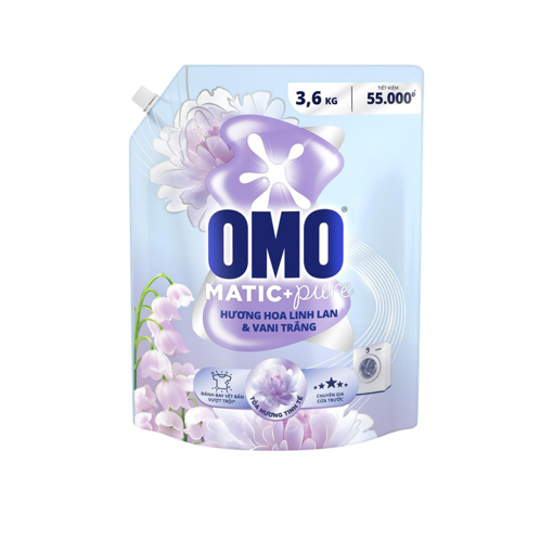 Picture of Nước giặt OMO Cửa trước hương Hoa Linh Lan & Vani Trắng 3.6kg