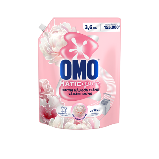 Picture of Nước giặt OMO Cửa Trên hương Mẫu Đơn Trắng và Đàn Hương 3.6kg