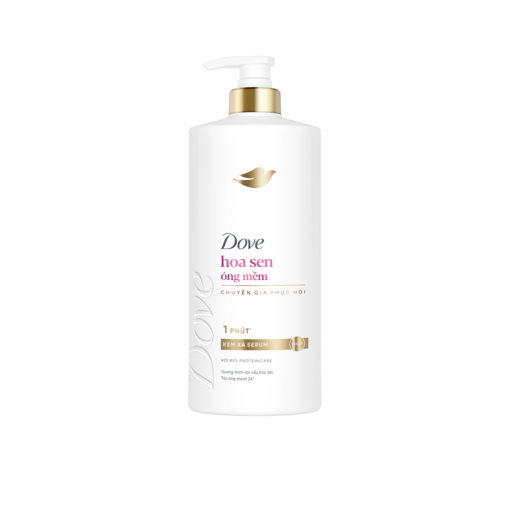 Picture of Kem xả Dove Serum Hoa Sen Óng Mềm 610g