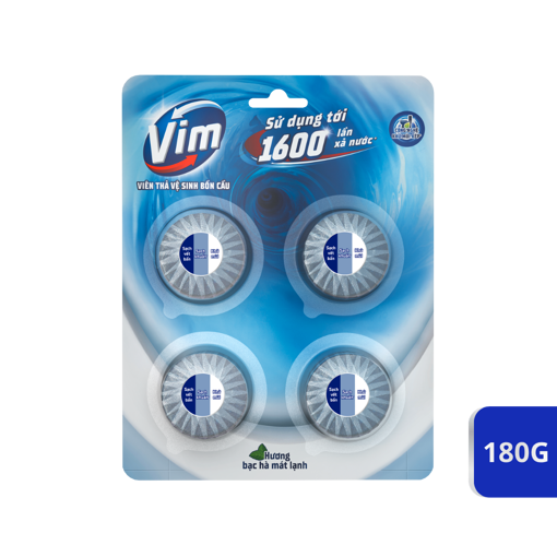 Picture of Viên thả vệ sinh bồn cầu Vim hương Bạc Hà 180g