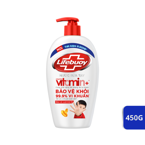 Picture of Nước rửa tay Lifebuoy Vitamin+ Bảo vệ Vượt trội 10 450g