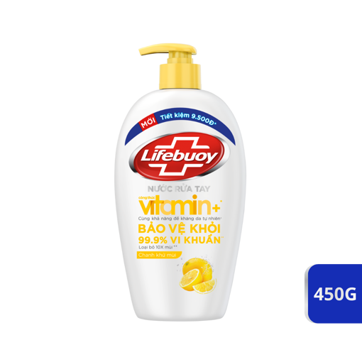 Picture of Nước rửa tay Lifebuoy Chanh khử mùi cho tay làm bếp 450g