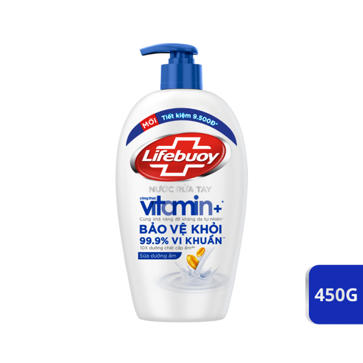 Picture of Nước rửa tay Lifebuoy Vitamin+ Sữa dưỡng ẩm 450g