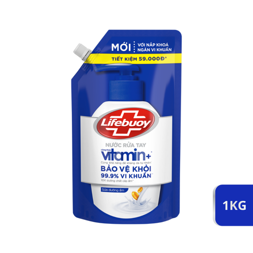 Picture of Nước rửa tay Lifebuoy Vitamin Sữa dưỡng ẩm 1kg