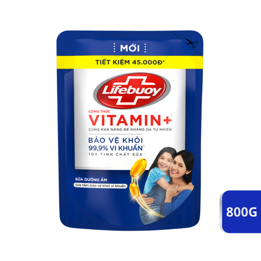 Picture of Sữa tắm Lifebuoy Sữa dưỡng ẩm túi 800g