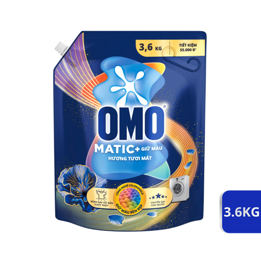 Picture of Nước giặt OMO Cửa trước Giữ Màu 3.6kg