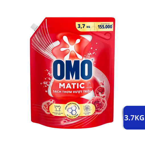 Picture of Nước giặt OMO Matic Cửa trên Sạch Thơm Vượt Trội 3.7kg