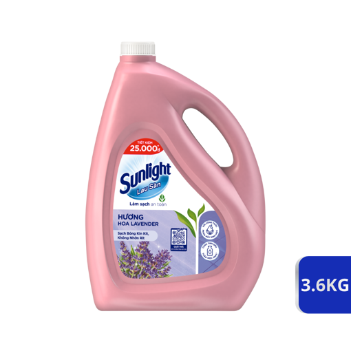 Picture of Nước lau sàn Sunlight Tinh dầu thảo mộc hương Lavender 3.6kg