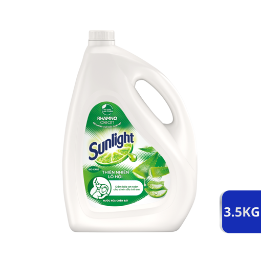 Ảnh của Nước rửa chén Sunlight Thiên nhiên Muối khoáng Lô hội can 3.5kg