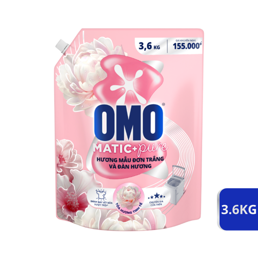 Picture of Nước giặt OMO Cửa Trên hương Mẫu Đơn Trắng và Đàn Hương 3.6kg