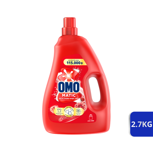 Picture of Nước giặt OMO Matic Sạch Thơm Vượt Trội 2.7kg