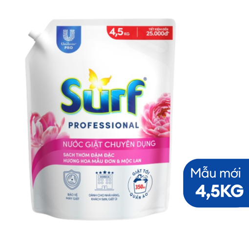 Ảnh của Nước Giặt SURF Chuyên Dụng Hương Mộc Lan 4.5kg